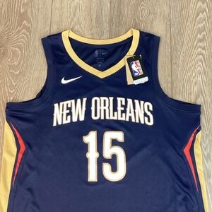 Nike Men's New Orleans Pelicans Jose Alvarado #15 Navy Dri-FIT‎ Swingman Jersey